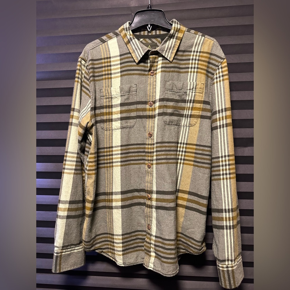 Prana Delaney Organic Cotton Flannel Shirt